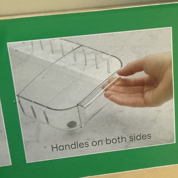 YouCopia RollOut Fridge Caddy, 6" Wide 6" Wide, Clear - Picture 7 of 12